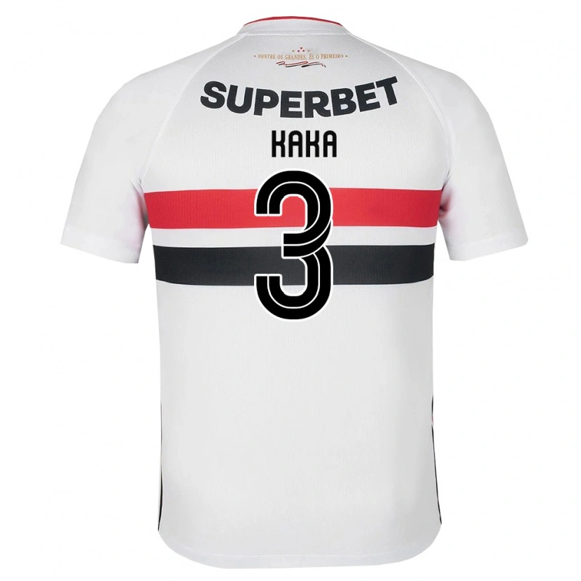 Danxen Mujer Camiseta Kaka #3 Blanco Rojo Negro 1ª Equipación 2026/27 La Camisa México