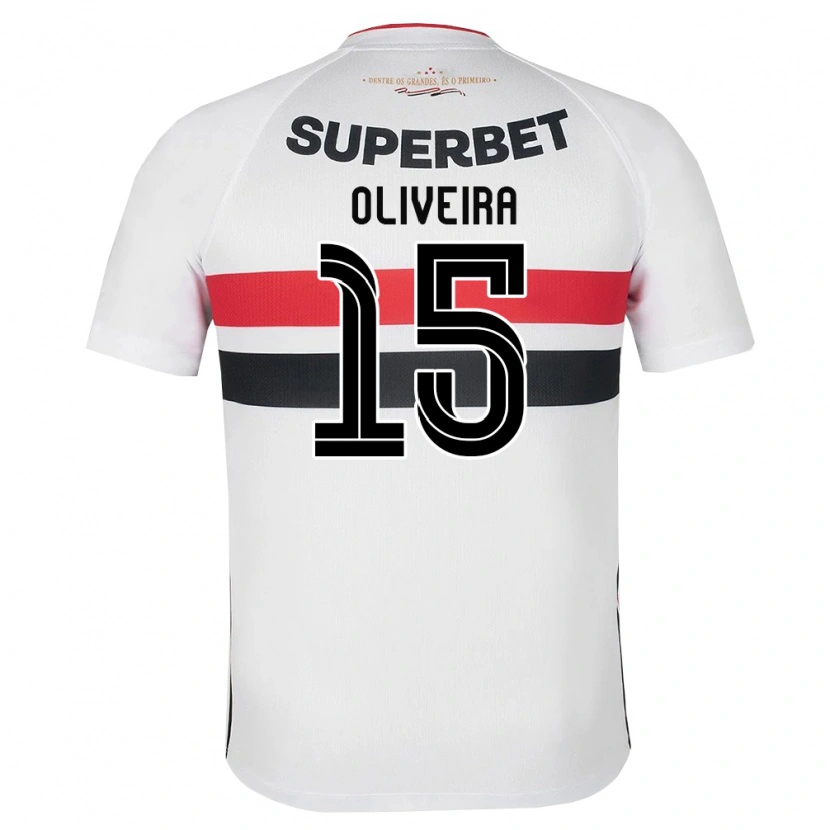Danxen Mujer Camiseta Felipe Oliveira #15 Blanco Rojo Negro 1ª Equipación 2026/27 La Camisa México