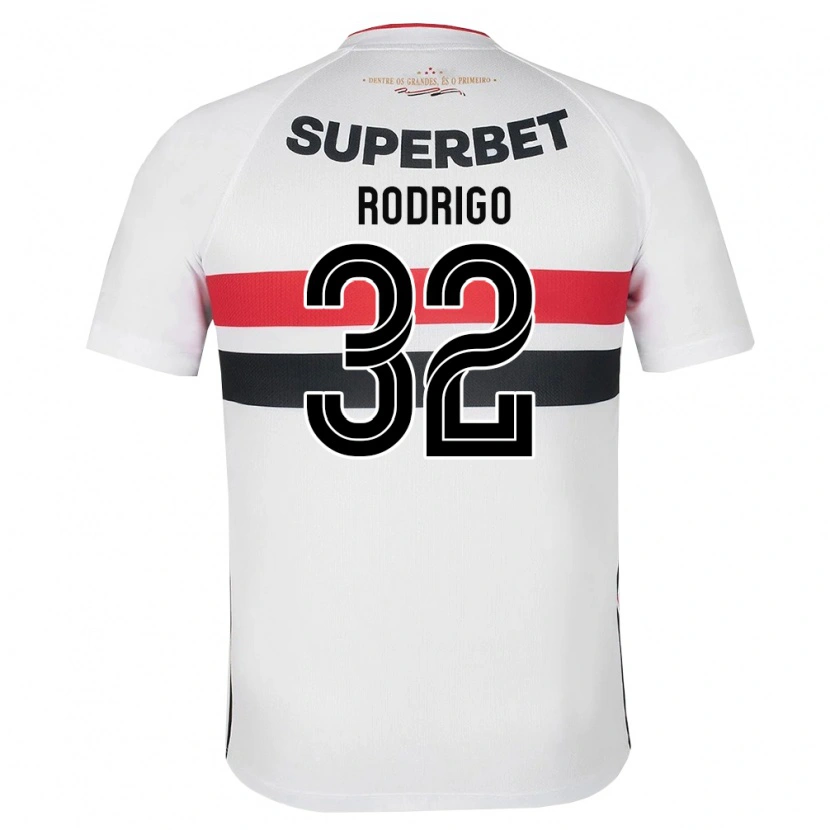 Danxen Mujer Camiseta Rodrigo #32 Blanco Rojo Negro 1ª Equipación 2026/27 La Camisa México