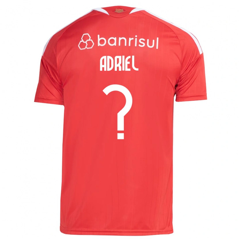 Danxen Mujer Camiseta Adriel #0 Rojo Blanco 1ª Equipación 2026/27 La Camisa México