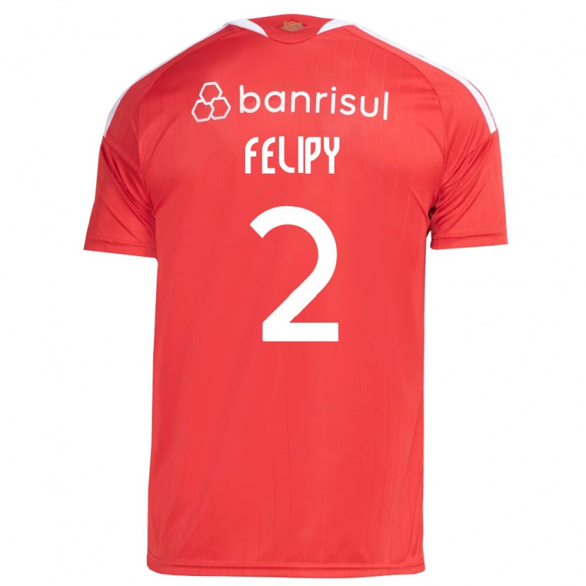 Danxen Mujer Camiseta Luis Felipy #2 Rojo Blanco 1ª Equipación 2026/27 La Camisa México