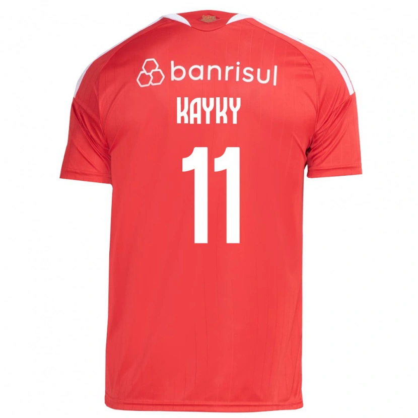 Danxen Mujer Camiseta Kayky Da Silva Chagas #11 Rojo Blanco 1ª Equipación 2026/27 La Camisa México