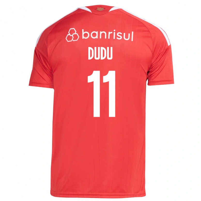 Danxen Mujer Camiseta Dudu #11 Rojo Blanco 1ª Equipación 2026/27 La Camisa México