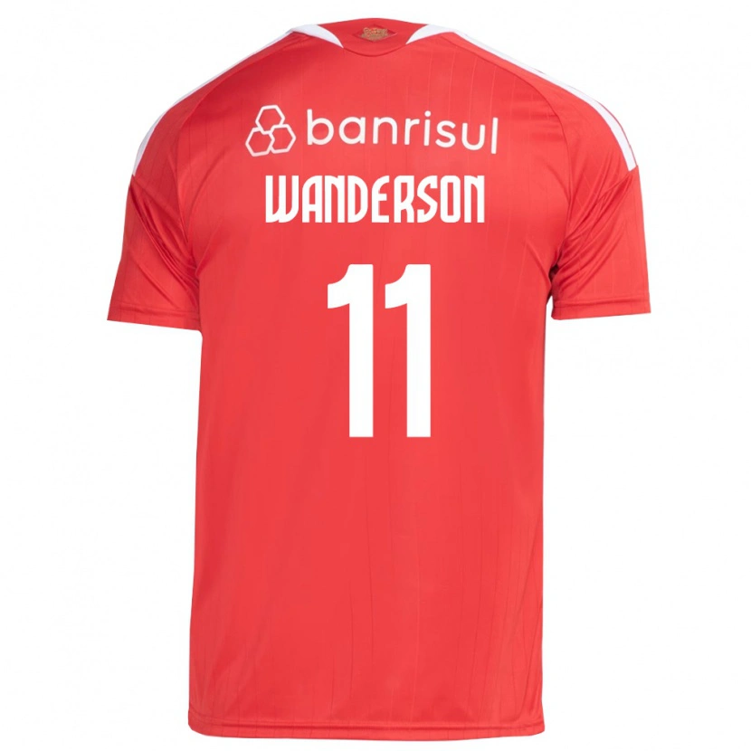 Danxen Mujer Camiseta Wanderson #11 Rojo Blanco 1ª Equipación 2026/27 La Camisa México