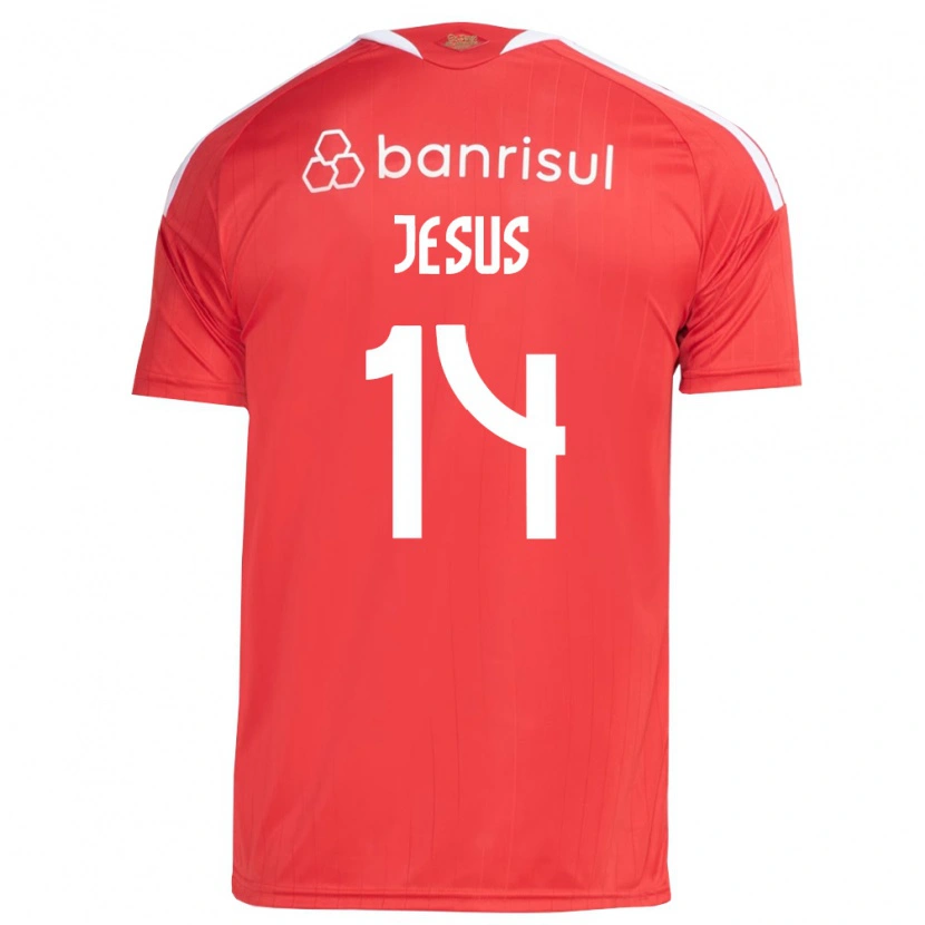 Danxen Mujer Camiseta Victor Jesus #14 Rojo Blanco 1ª Equipación 2026/27 La Camisa México