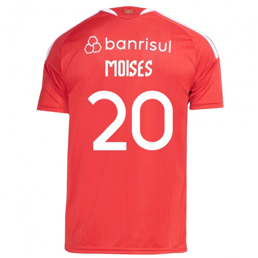 Danxen Mujer Camiseta Moises #20 Rojo Blanco 1ª Equipación 2026/27 La Camisa México