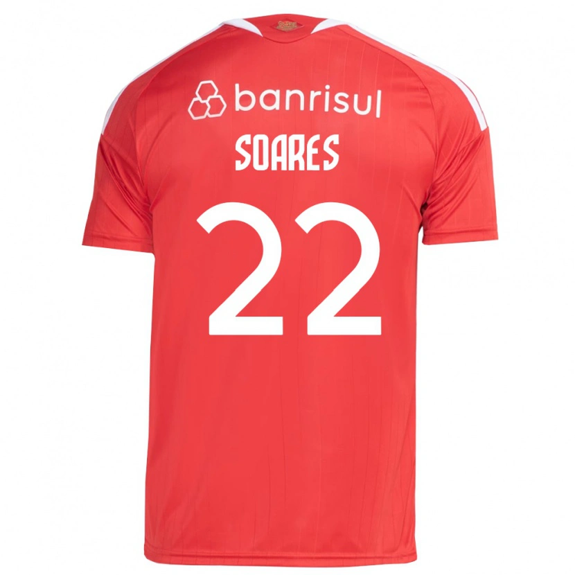 Danxen Mujer Camiseta Guilherme Soares #22 Rojo Blanco 1ª Equipación 2026/27 La Camisa México