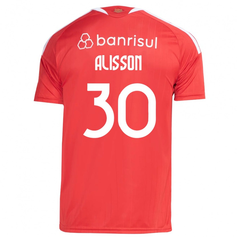 Danxen Mujer Camiseta Alisson Rodrigues De Melo #30 Rojo Blanco 1ª Equipación 2026/27 La Camisa México