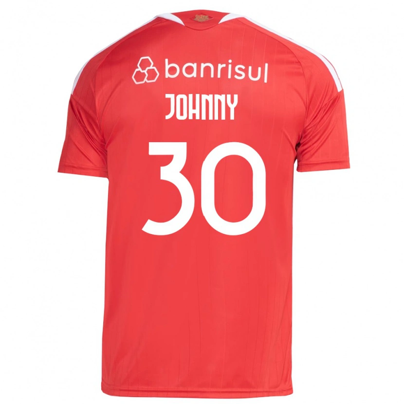Danxen Mujer Camiseta Johnny #30 Rojo Blanco 1ª Equipación 2026/27 La Camisa México