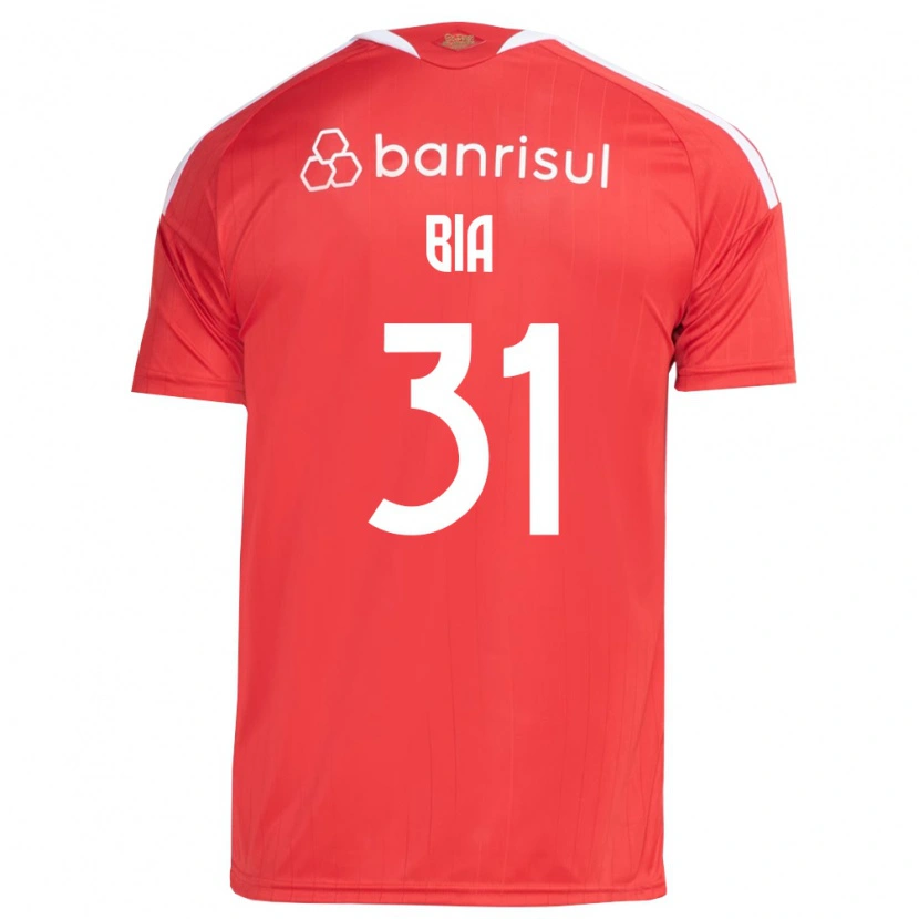 Danxen Mujer Camiseta Bia #31 Rojo Blanco 1ª Equipación 2026/27 La Camisa México