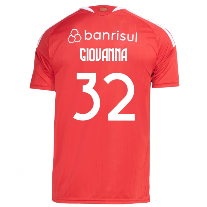 Danxen Mujer Camiseta Giulia Giovanna #32 Rojo Blanco 1ª Equipación 2026/27 La Camisa México