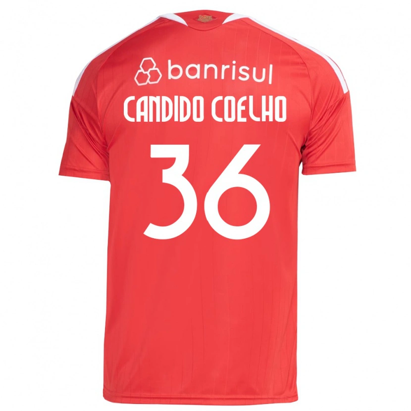 Danxen Mujer Camiseta Richard Candido Coelho #36 Rojo Blanco 1ª Equipación 2026/27 La Camisa México