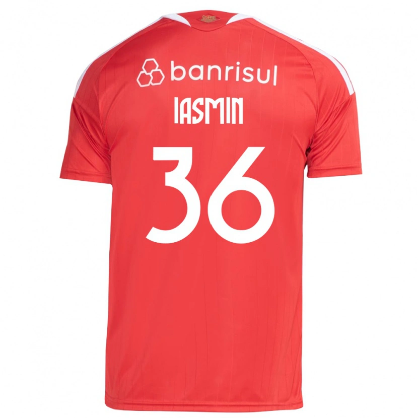 Danxen Mujer Camiseta Iasmin #36 Rojo Blanco 1ª Equipación 2026/27 La Camisa México