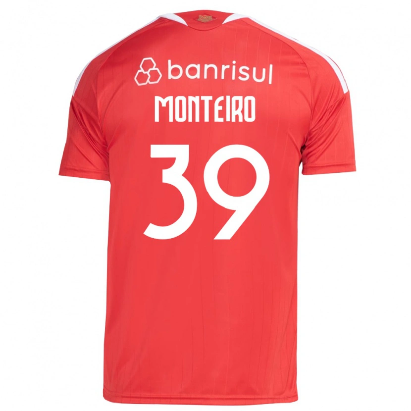 Danxen Mujer Camiseta Letícia Monteiro #39 Rojo Blanco 1ª Equipación 2026/27 La Camisa México