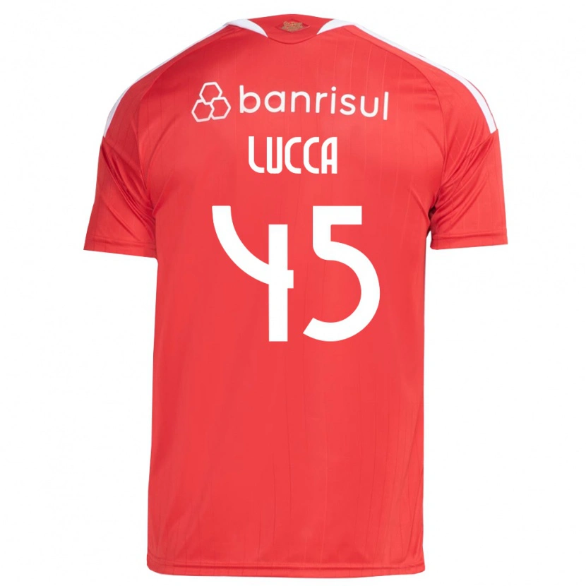 Danxen Mujer Camiseta Lucca #45 Rojo Blanco 1ª Equipación 2026/27 La Camisa México