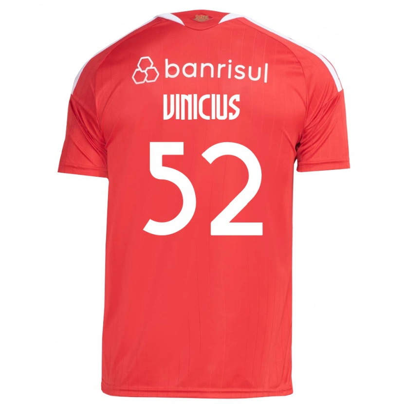 Danxen Mujer Camiseta Gabriel Vinicius #52 Rojo Blanco 1ª Equipación 2026/27 La Camisa México