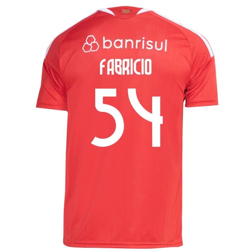 Danxen Mujer Camiseta Fabricio Zechmeister Do Prado #54 Rojo Blanco 1ª Equipación 2026/27 La Camisa México
