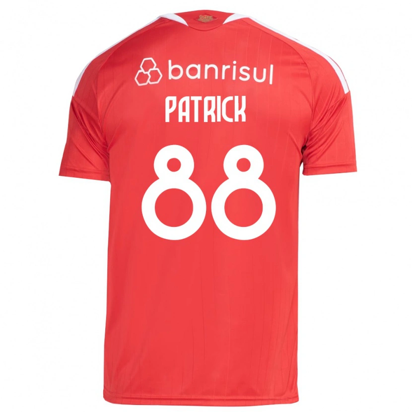 Danxen Mujer Camiseta Patrick #88 Rojo Blanco 1ª Equipación 2026/27 La Camisa México
