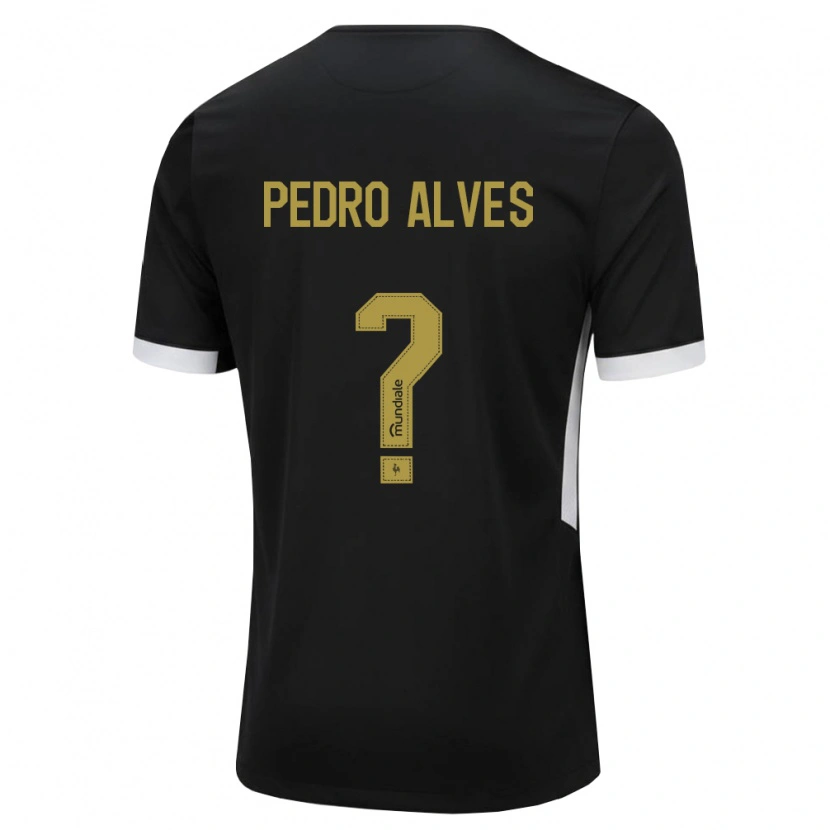 Danxen Mujer Camiseta Pedro Alves #0 Blanco Negro Amarillo 1ª Equipación 2026/27 La Camisa México
