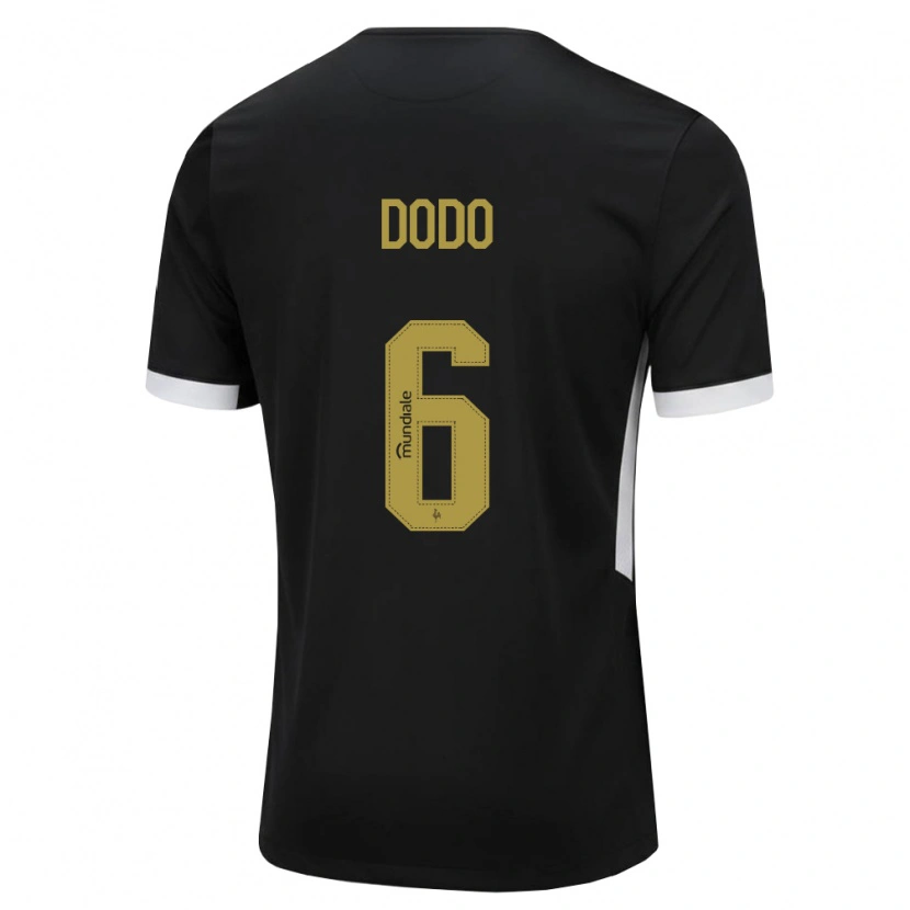 Danxen Mujer Camiseta Dodo #6 Blanco Negro Amarillo 1ª Equipación 2026/27 La Camisa México