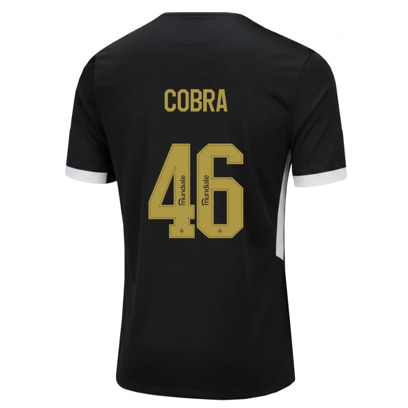 Danxen Mujer Camiseta Pedro Cobra #46 Blanco Negro Amarillo 1ª Equipación 2026/27 La Camisa México