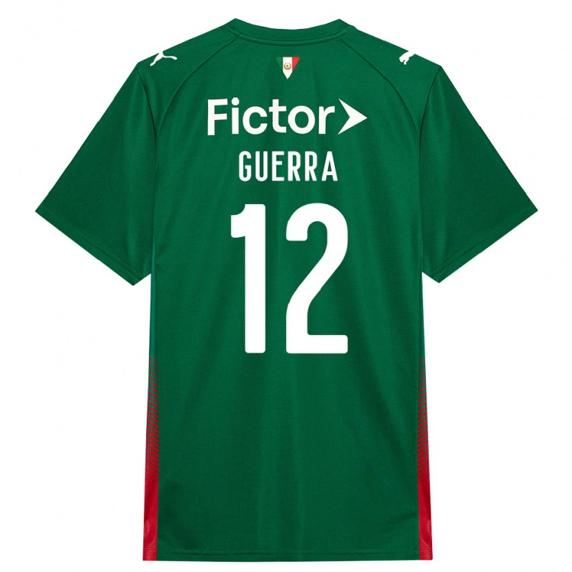 Danxen Mujer Camiseta Heitor Guerra #12 Verde Rojo Blanco 1ª Equipación 2026/27 La Camisa México