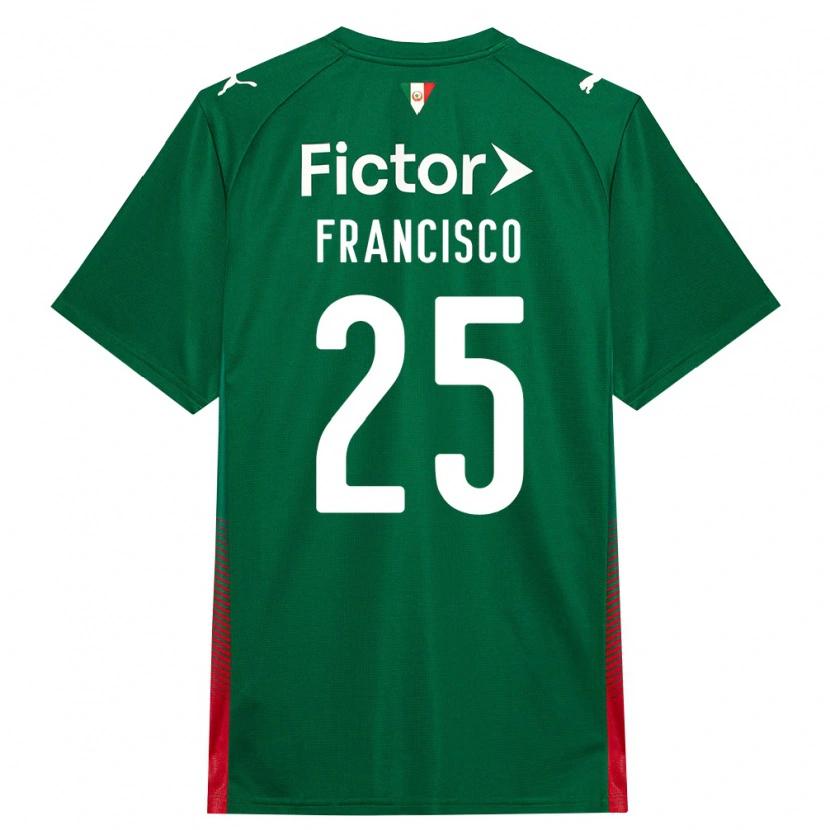 Danxen Mujer Camiseta Juan Francisco #25 Verde Rojo Blanco 1ª Equipación 2026/27 La Camisa México