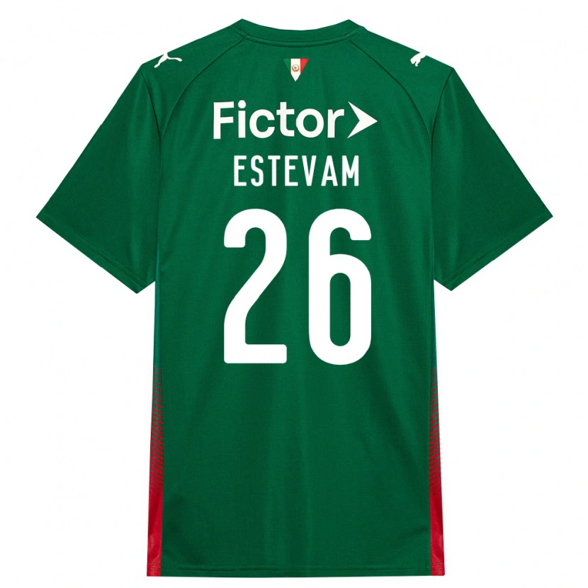 Danxen Mujer Camiseta Laís Estevam #26 Verde Rojo Blanco 1ª Equipación 2026/27 La Camisa México