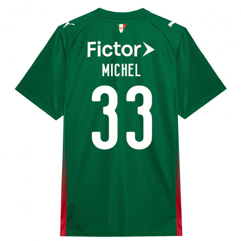 Danxen Mujer Camiseta Michel #33 Verde Rojo Blanco 1ª Equipación 2026/27 La Camisa México