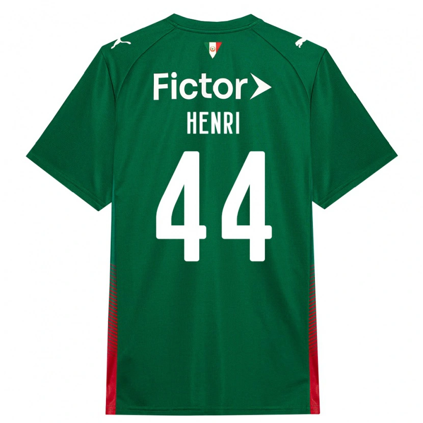 Danxen Mujer Camiseta Henri #44 Verde Rojo Blanco 1ª Equipación 2026/27 La Camisa México