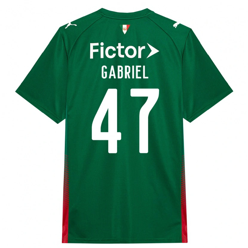 Danxen Mujer Camiseta Victor Gabriel #47 Verde Rojo Blanco 1ª Equipación 2026/27 La Camisa México