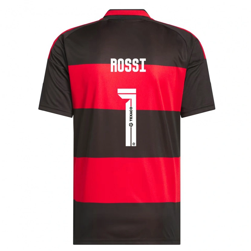 Danxen Mujer Camiseta Agustín Rossi #1 Rojo Negro Blanco 1ª Equipación 2026/27 La Camisa México