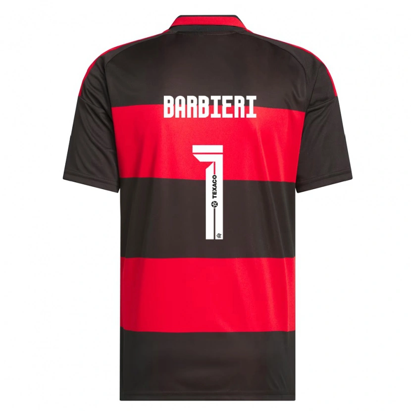 Danxen Mujer Camiseta Gabi Barbieri #1 Rojo Negro Blanco 1ª Equipación 2026/27 La Camisa México
