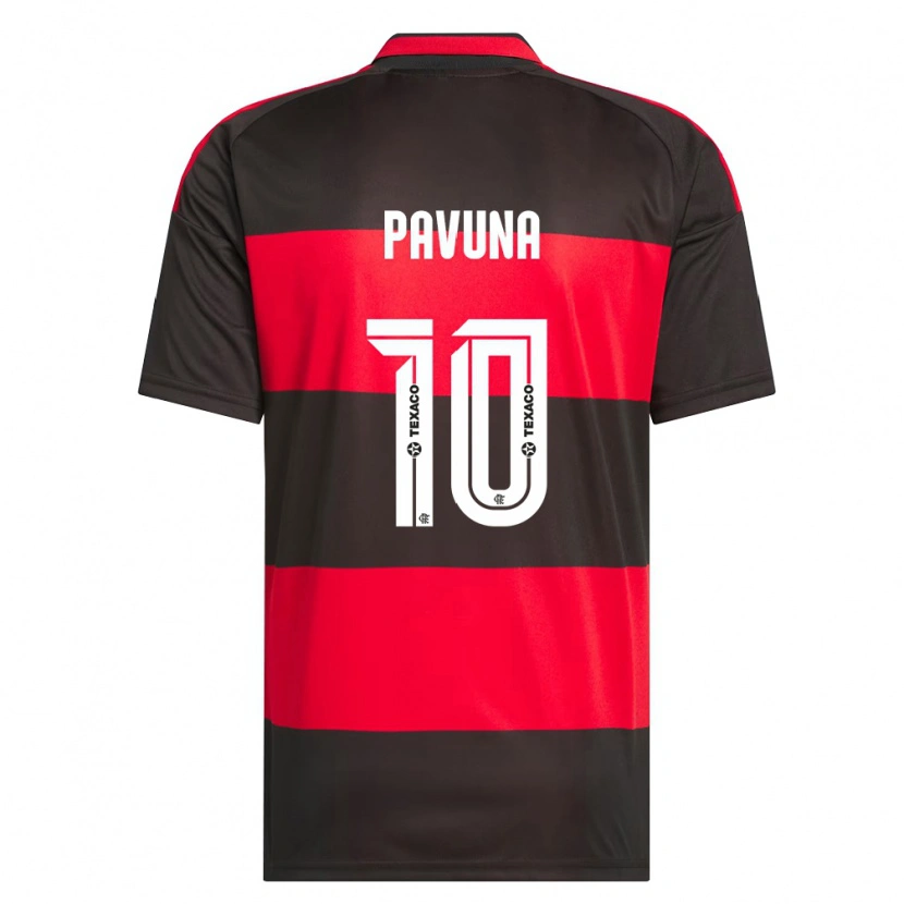 Danxen Mujer Camiseta Kauã Pavuna #10 Rojo Negro Blanco 1ª Equipación 2026/27 La Camisa México