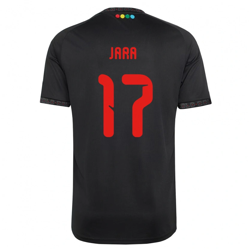 Danxen Mujer Camiseta Ignacio Jara #17 Negro Rojo 2ª Equipación 2026/27 La Camisa México