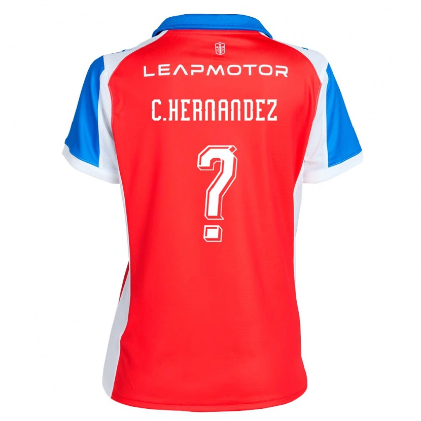 Danxen Mujer Camiseta Camilo Hernández #0 Rojo Azul 2ª Equipación 2026/27 La Camisa México