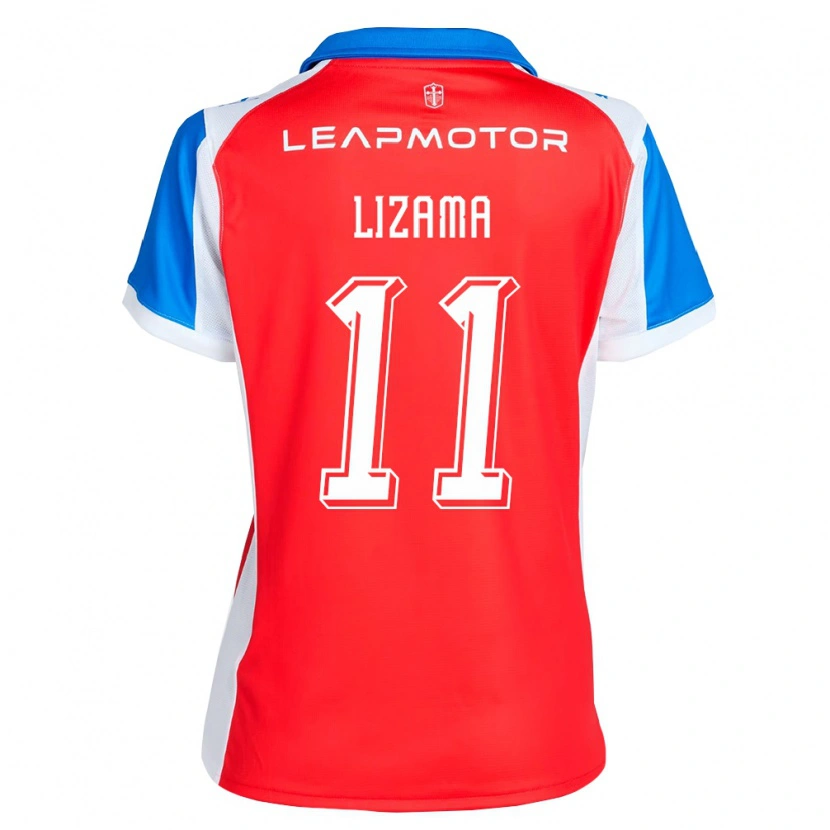 Danxen Mujer Camiseta Bayron Lizama #11 Rojo Azul 2ª Equipación 2026/27 La Camisa México