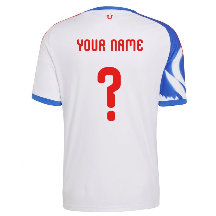 Danxen Mujer Camiseta Su Nombre #0 Blanco Azul Marino 2ª Equipación 2026/27 La Camisa México