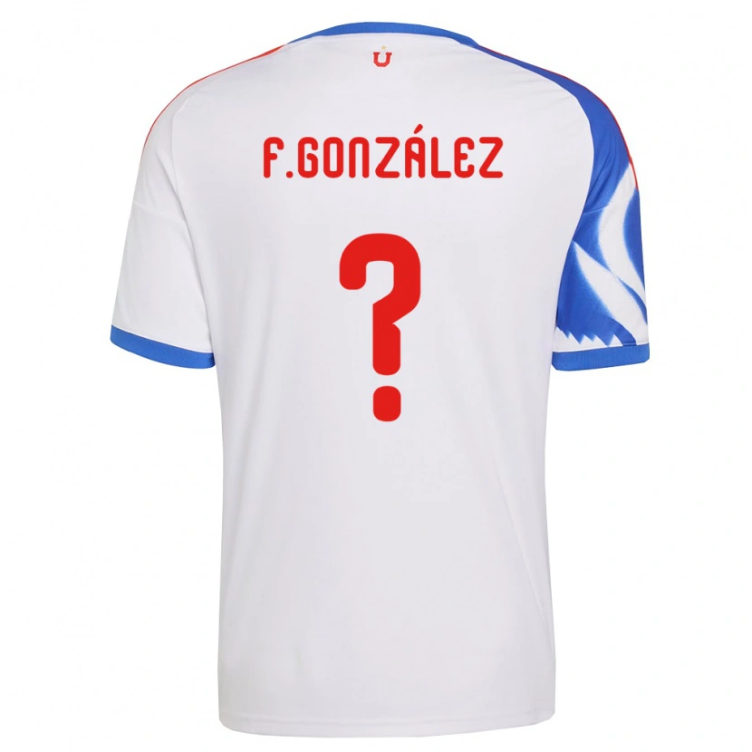Danxen Mujer Camiseta Fernando González #0 Blanco Azul Marino 2ª Equipación 2026/27 La Camisa México