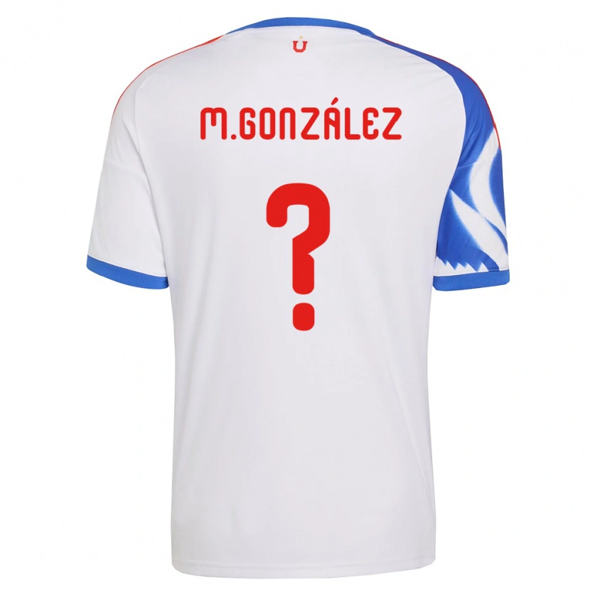 Danxen Mujer Camiseta Matías González #0 Blanco Azul Marino 2ª Equipación 2026/27 La Camisa México