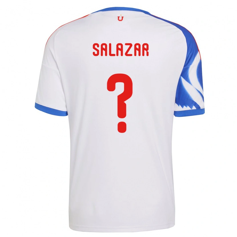 Danxen Mujer Camiseta Yahir Salazar #0 Blanco Azul Marino 2ª Equipación 2026/27 La Camisa México