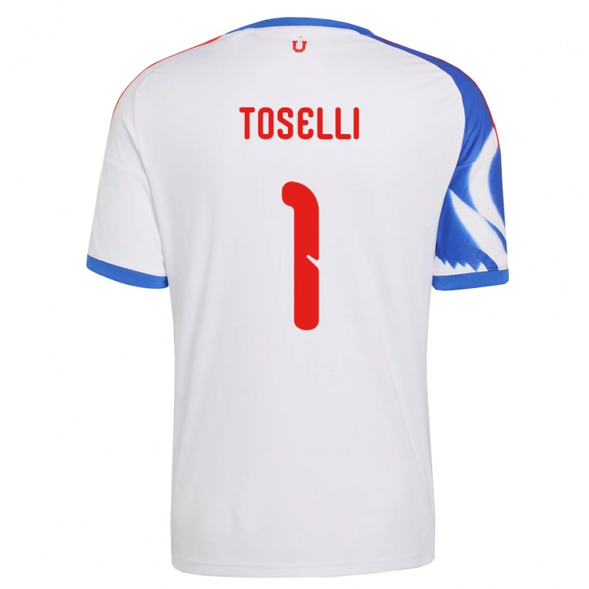 Danxen Mujer Camiseta Cristopher Toselli #1 Blanco Azul Marino 2ª Equipación 2026/27 La Camisa México