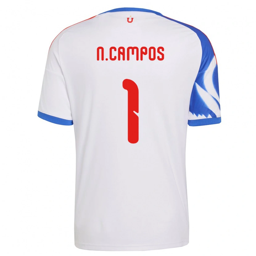 Danxen Mujer Camiseta Natalia Campos #1 Blanco Azul Marino 2ª Equipación 2026/27 La Camisa México