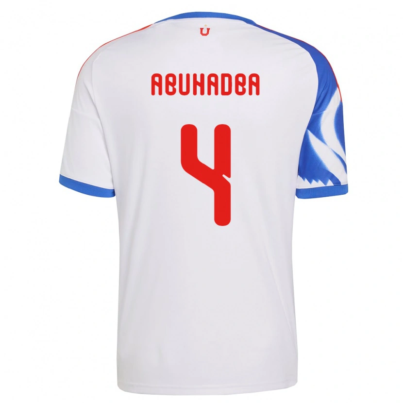 Danxen Mujer Camiseta Zacarías Abuhadba #4 Blanco Azul Marino 2ª Equipación 2026/27 La Camisa México