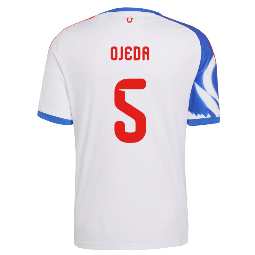 Danxen Mujer Camiseta Emmanuel Ojeda #5 Blanco Azul Marino 2ª Equipación 2026/27 La Camisa México