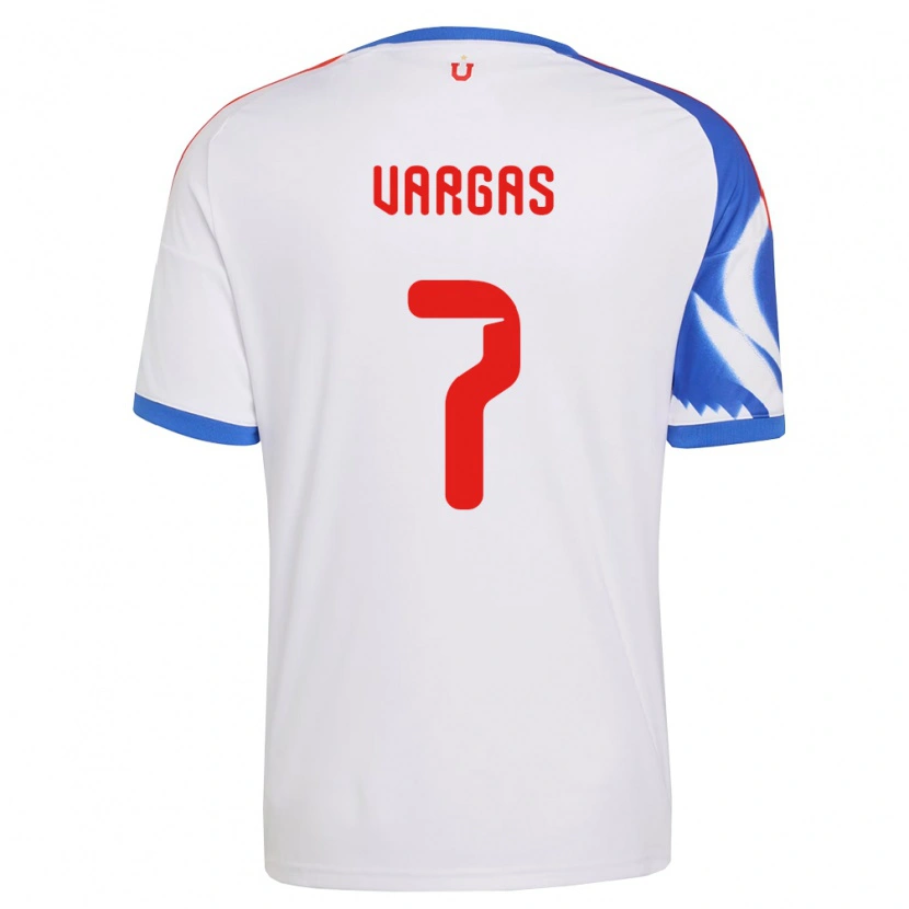 Danxen Mujer Camiseta Jeisson Vargas #7 Blanco Azul Marino 2ª Equipación 2026/27 La Camisa México