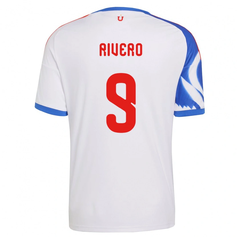 Danxen Mujer Camiseta Octavio Rivero #9 Blanco Azul Marino 2ª Equipación 2026/27 La Camisa México