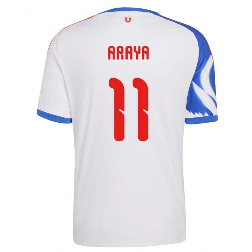 Danxen Mujer Camiseta Fernanda Araya #11 Blanco Azul Marino 2ª Equipación 2026/27 La Camisa México