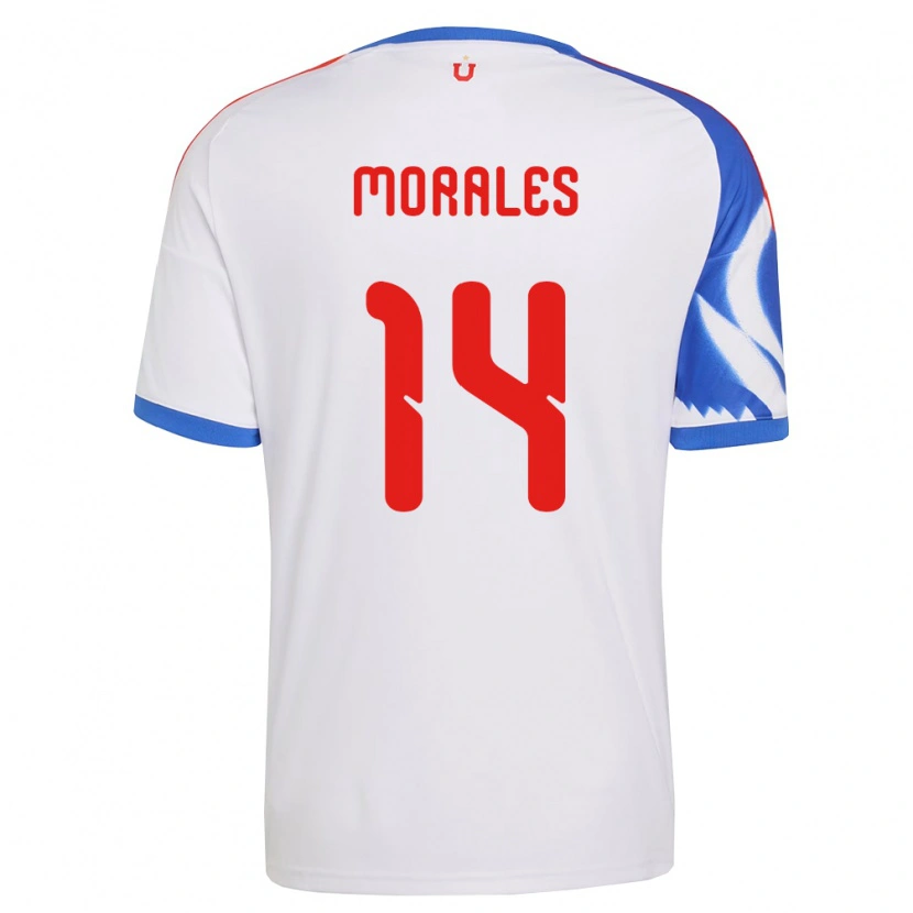 Danxen Mujer Camiseta Marcelo Morales #14 Blanco Azul Marino 2ª Equipación 2026/27 La Camisa México