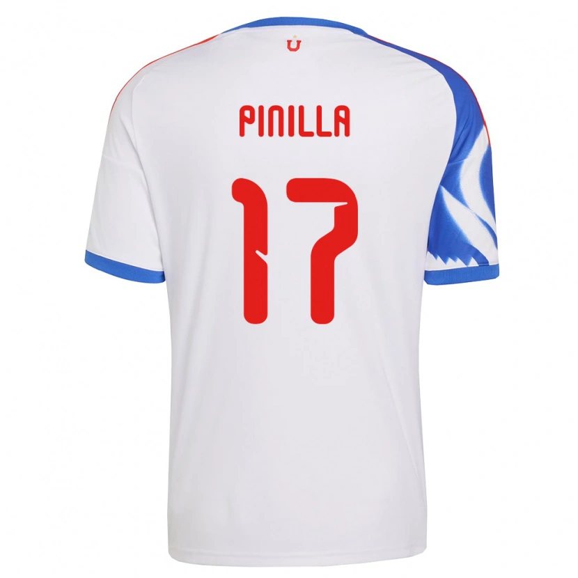 Danxen Mujer Camiseta Fernanda Pinilla #17 Blanco Azul Marino 2ª Equipación 2026/27 La Camisa México